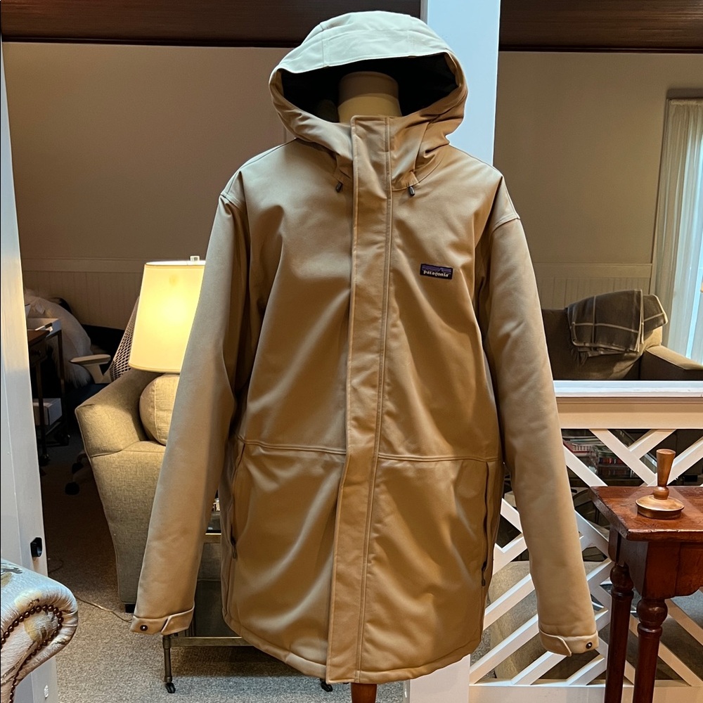 Patagonia Beige Hooded parka for Men